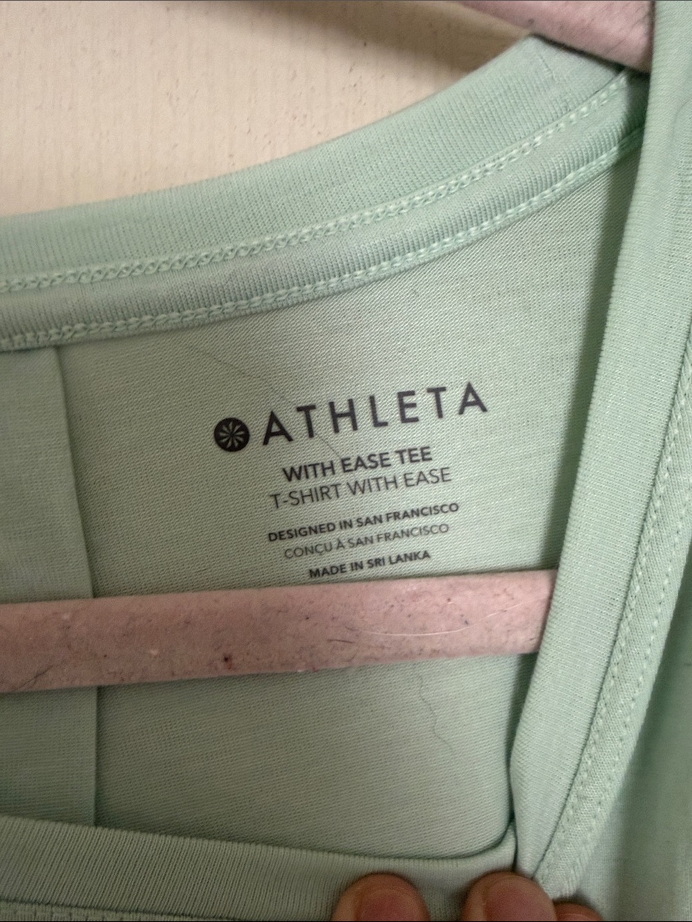Athleta With Ease Tee in Pale Mint Green - Picture 3 of 4